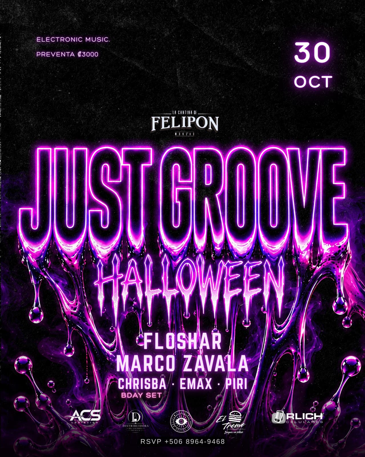 Afiche de Just Groove · Halloween